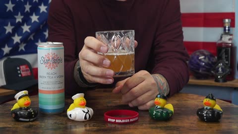 PFC Lee Clendenning - Surfside Peach Green Tea & Vodka RTD Cocktail Review