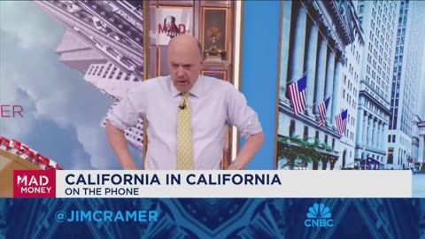 Jim Cramer says, "I think Apple stock is just plain out of favor right now."