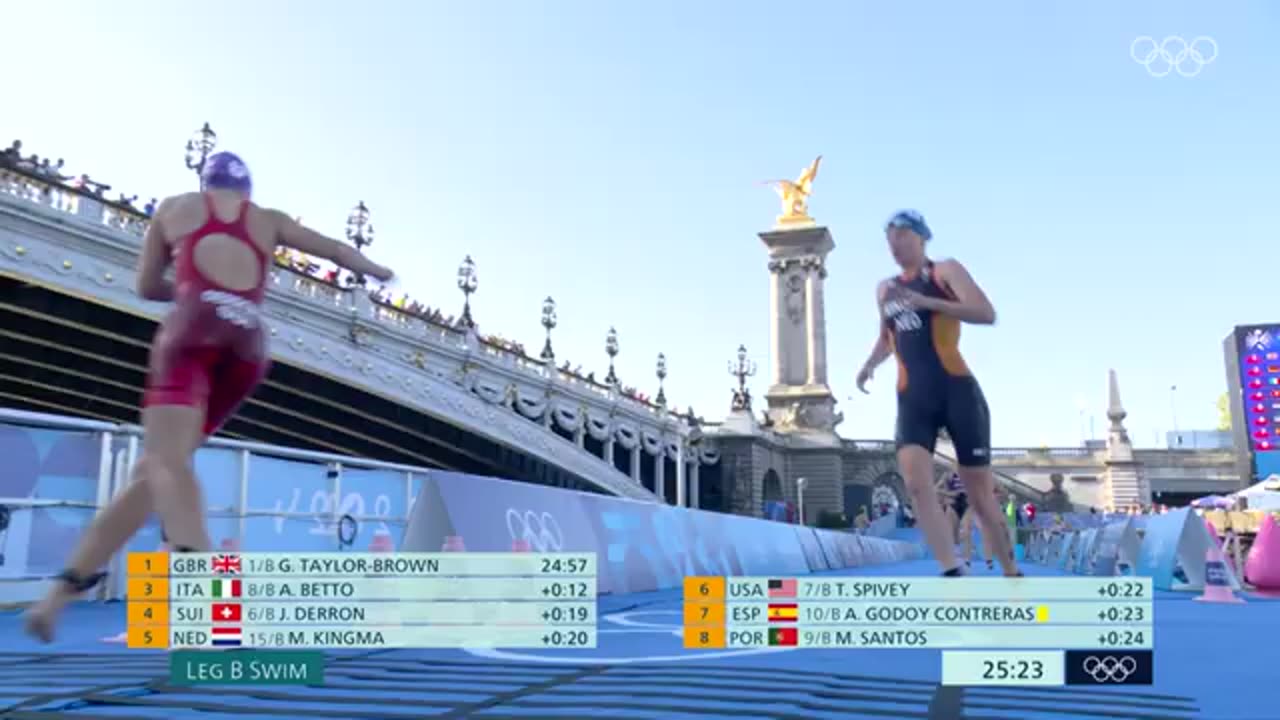 Fast, furious and fantastic 🤩 the mixed Triathlon at #Paris2024 🔥