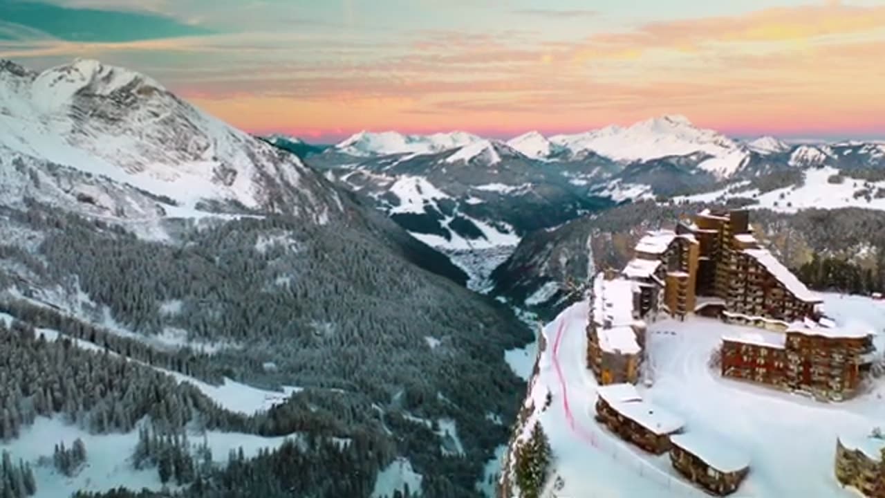 FLYING OVER FRANCE (4K Video UHD) - Piano Music With Stunning Beautiful Nature Video For Relaxation