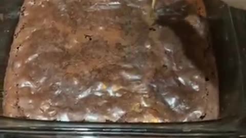 Fudgy Brownie Toothpick Trick