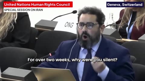 Hillel Neuer Destroys UNHRC Over Silence on Iran Massacre