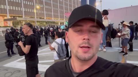 Cam Higby I am detained again at the LA riots again.