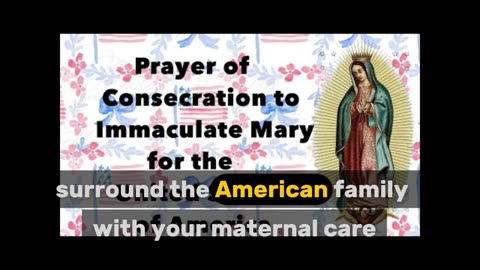 A Prayer for the Consecration of America