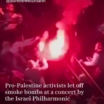 BREAKING: Islamists in Paris, stormed the Philharmonic Orchestra, igniting smoke bombs ...