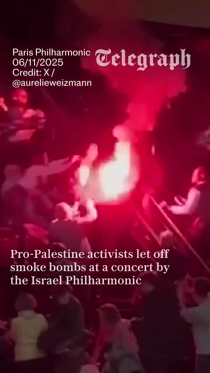 BREAKING: Islamists in Paris, stormed the Philharmonic Orchestra, igniting smoke bombs ...