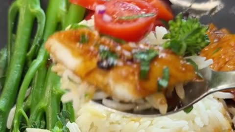 Easy soy sauce Chicken with rice