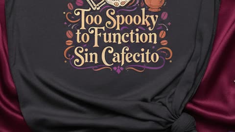 Can’t Survive Spooky Season Without Cafecito? This Tee Gets It #cafecito #halloweenstyle