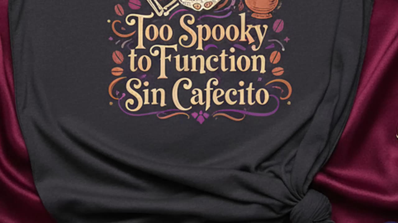 Can’t Survive Spooky Season Without Cafecito? This Tee Gets It #cafecito #halloweenstyle