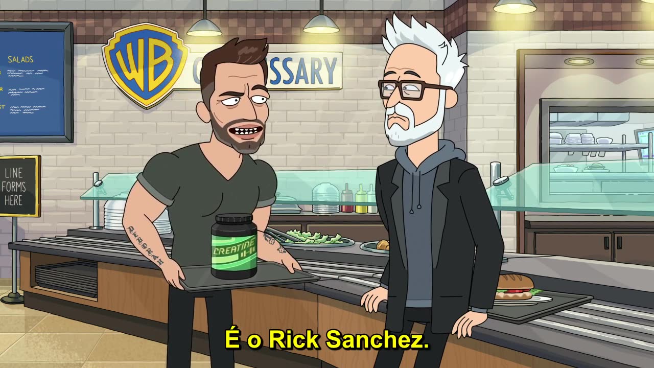 Zack Snyder aconselhando James Gunn