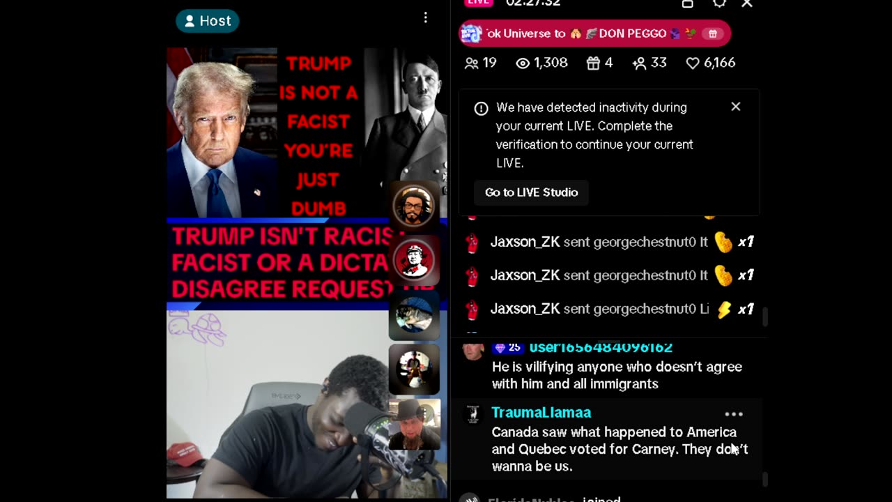 TRUMP IS NOT A FACIST YOU’RE JUST DUMB