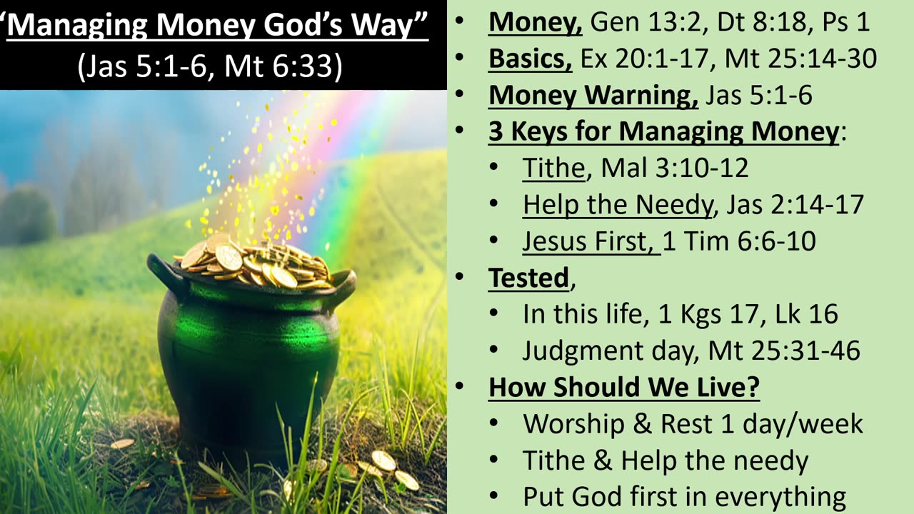 Managing Money God's Way