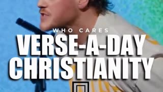STOP BEING A VERSE A DAY CHRISTIAN