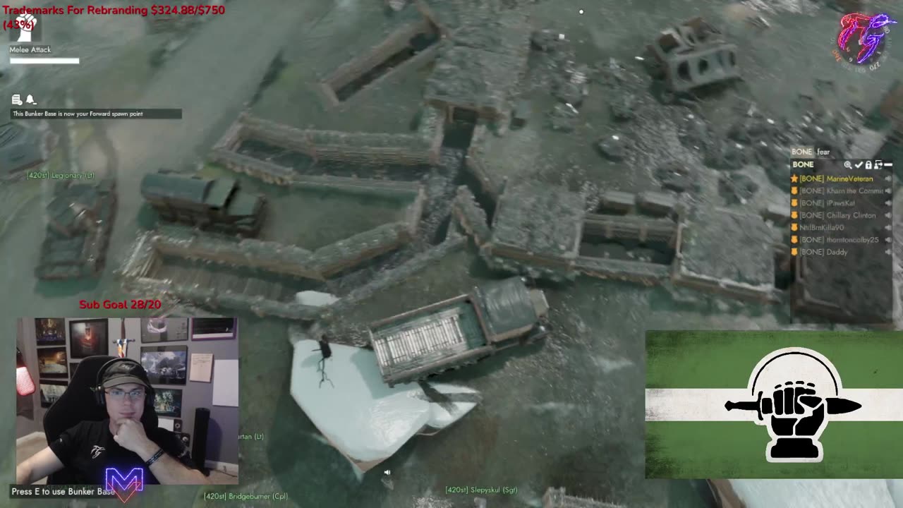 Front line for a bit