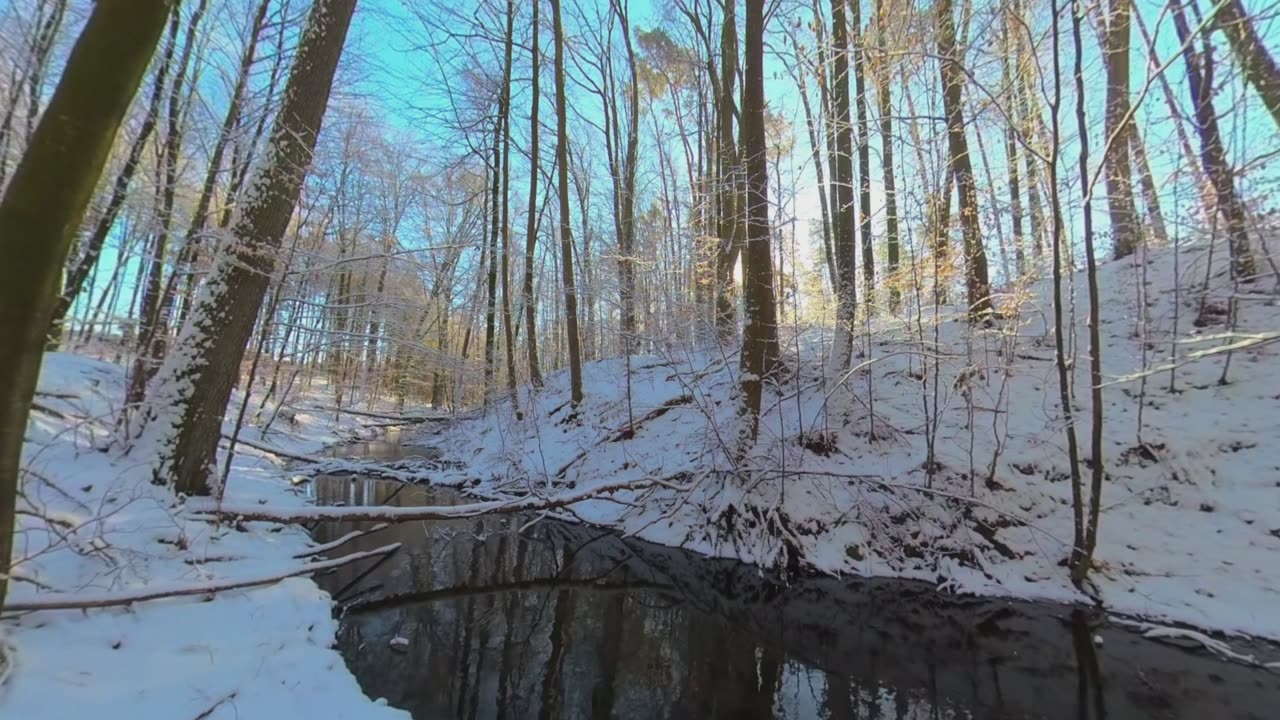 Soothing 4K The Sound of Flowing Water for Peace and Sleep