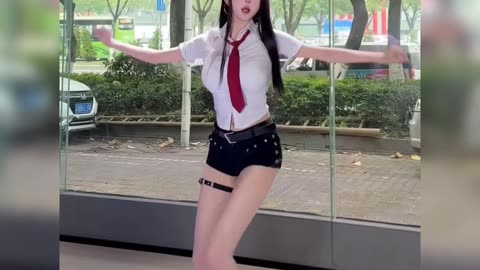 Hot tiktok girl - Sexy girl and attractive cute dance