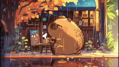 Autumn Rain & Coffee Vibes ☔ Chillhop Lofi for Study, Work & Relaxation