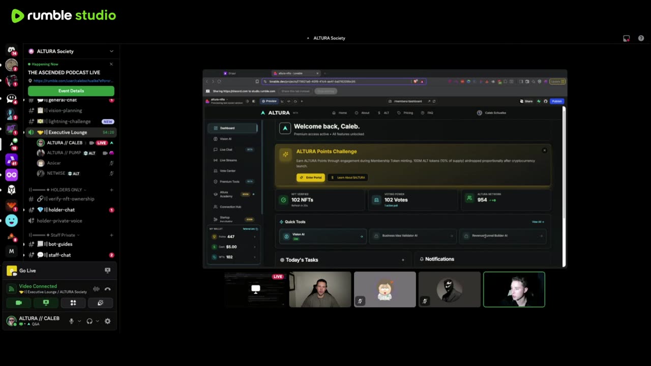 ALTURA - Founders Updates