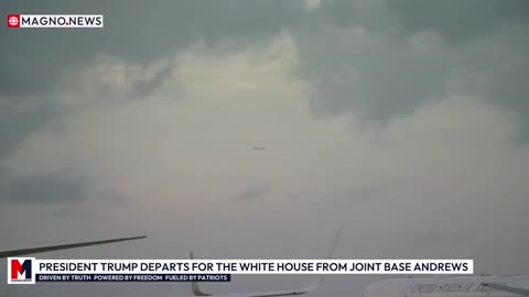 President Trump departs for The White House aboard Marine One from Joint Base Andrews [LIVE]