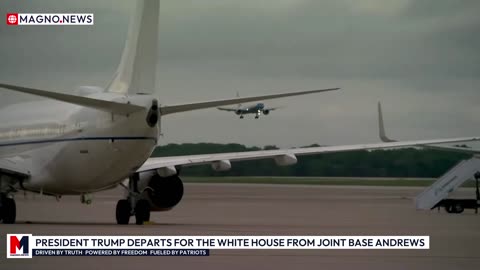 President Trump departs for The White House aboard Marine One from Joint Base Andrews [LIVE]
