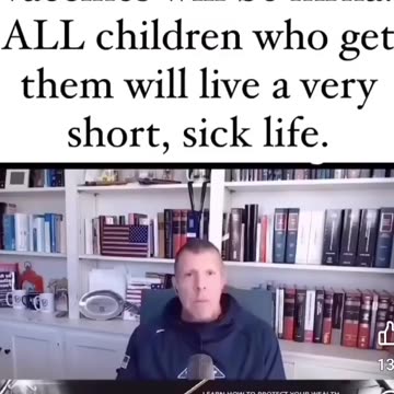 ALL CHILDHOOD VACCINES WILL BE MRNA, CHILDREN WHO GET THEM WILL BE SICK FOR LIFE