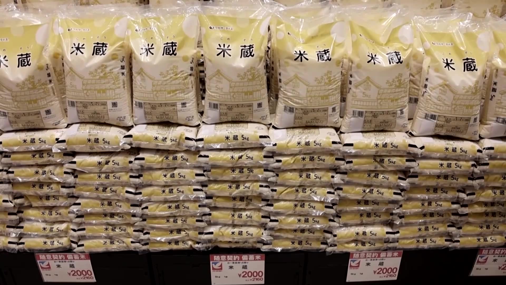 Japanese shoppers scramble for cheap, government-issued rice