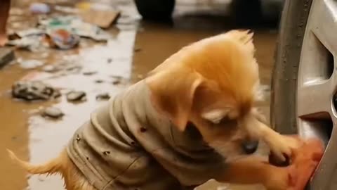 The Poor Puppy Without a Mango – Rich Friends Tease Him! | Subscribe & Like for More Cute Stories