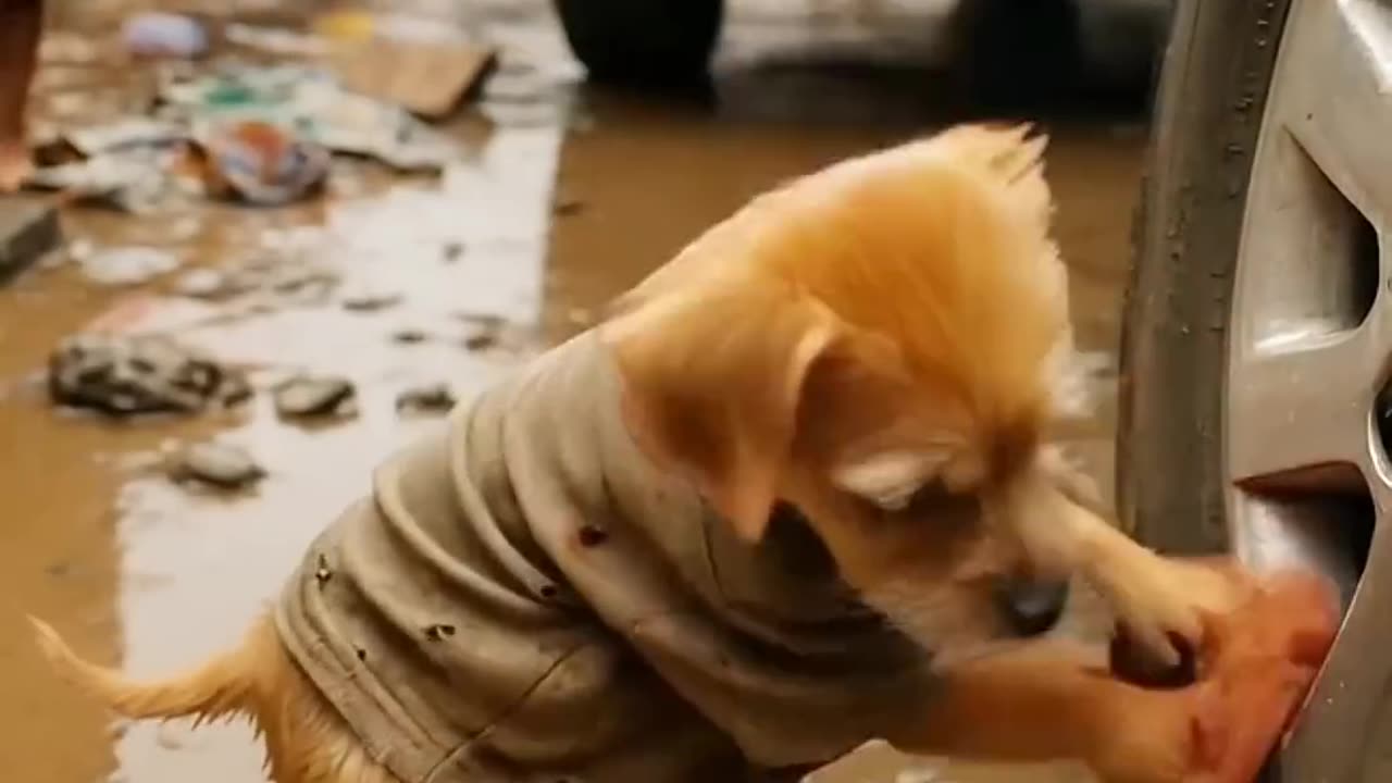 The Poor Puppy Without a Mango – Rich Friends Tease Him! | Subscribe & Like for More Cute Stories