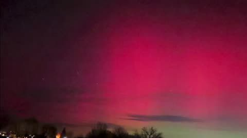 Northern Lights Over Berthoud, Colorado