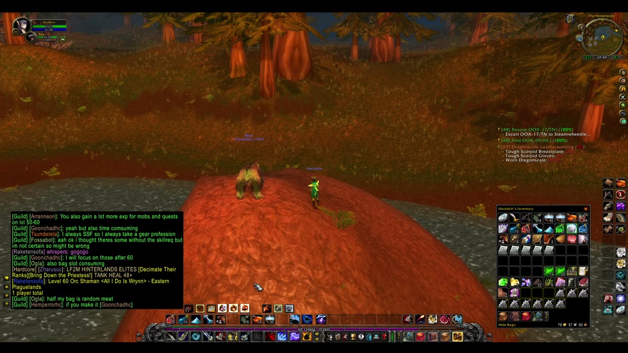 Turtle wow - Melee HC Slow and Steady Hunter - Part 124 - Tanaris chicken escort - No commentary