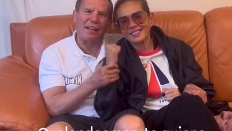 #juliocesarchavez visita a su amiga #YolandaAndrade.