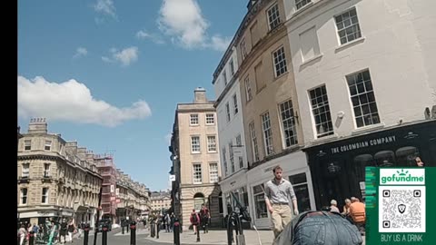 Jazz Nano Street Edition: Busking in Bath, England: 2025 Tour in UK
