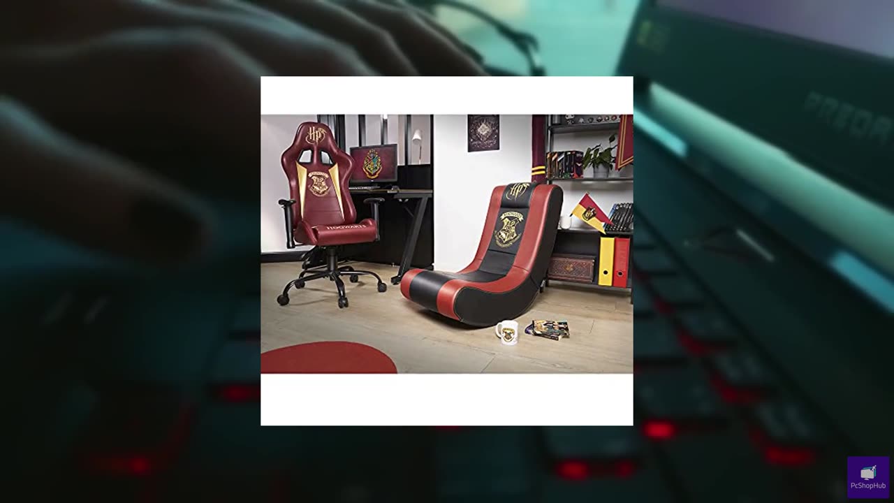SUBSONIC Harry Potter - Official Ergonomic Gamer Chair Adjustable Back and Armre