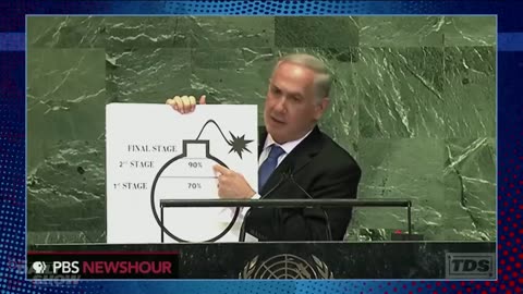 Jon Stewart clowning criminal Netanyahu