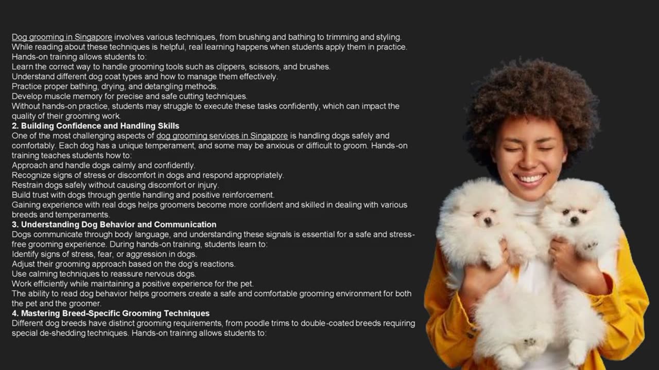 The Role of Hands-On Training in Dog Grooming Workshops — The Pets Workshop