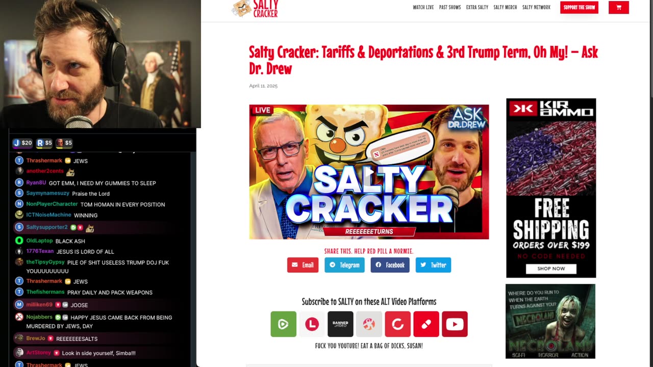 TheSaltyCracker 4/20/25: Happy Easter ReeEEEe Stream.......