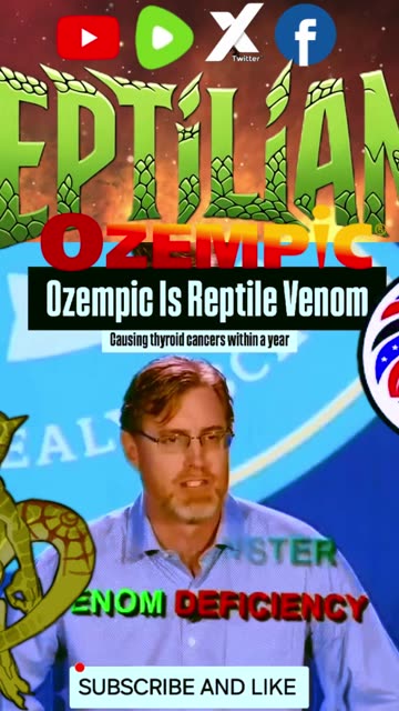 OZEMPIC IS REPTILE VENOM = POISON