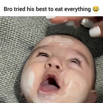 Bro Tried His Best To Eat Everything 😁🤣😂