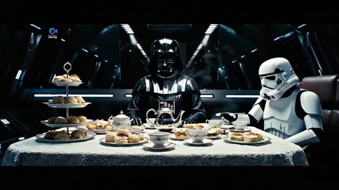 Posh English Stormtrooper Shocks Darth Vader with Afternoon Tea Request - VEO 3 AI Video
