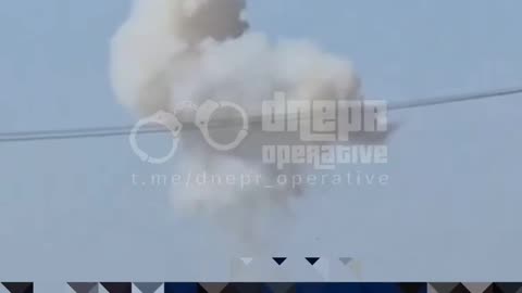 Dnipro was hit by ballistic missiles.