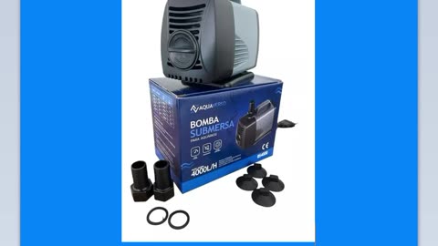 Bomba Submersa Bs 4000 Litros Por Hora P/ Aquários E Lagos - Aquaverso