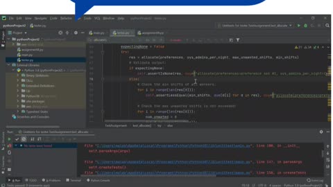 Student Work(Assignmen)|FIT3155 Assignment 4:Solving Scheduling Problems with Python Work Video