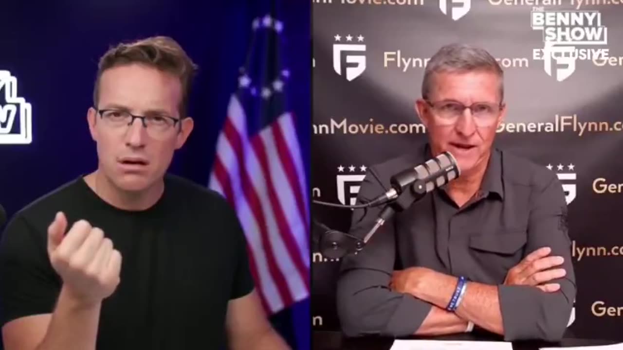 Benny Johnson and Gen. Mike Flynn