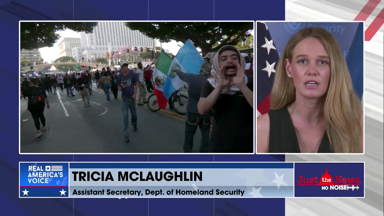 Asst. DHS Sec. Tricia McLaughlin says foreign adversary likely behind anti-ICE riots