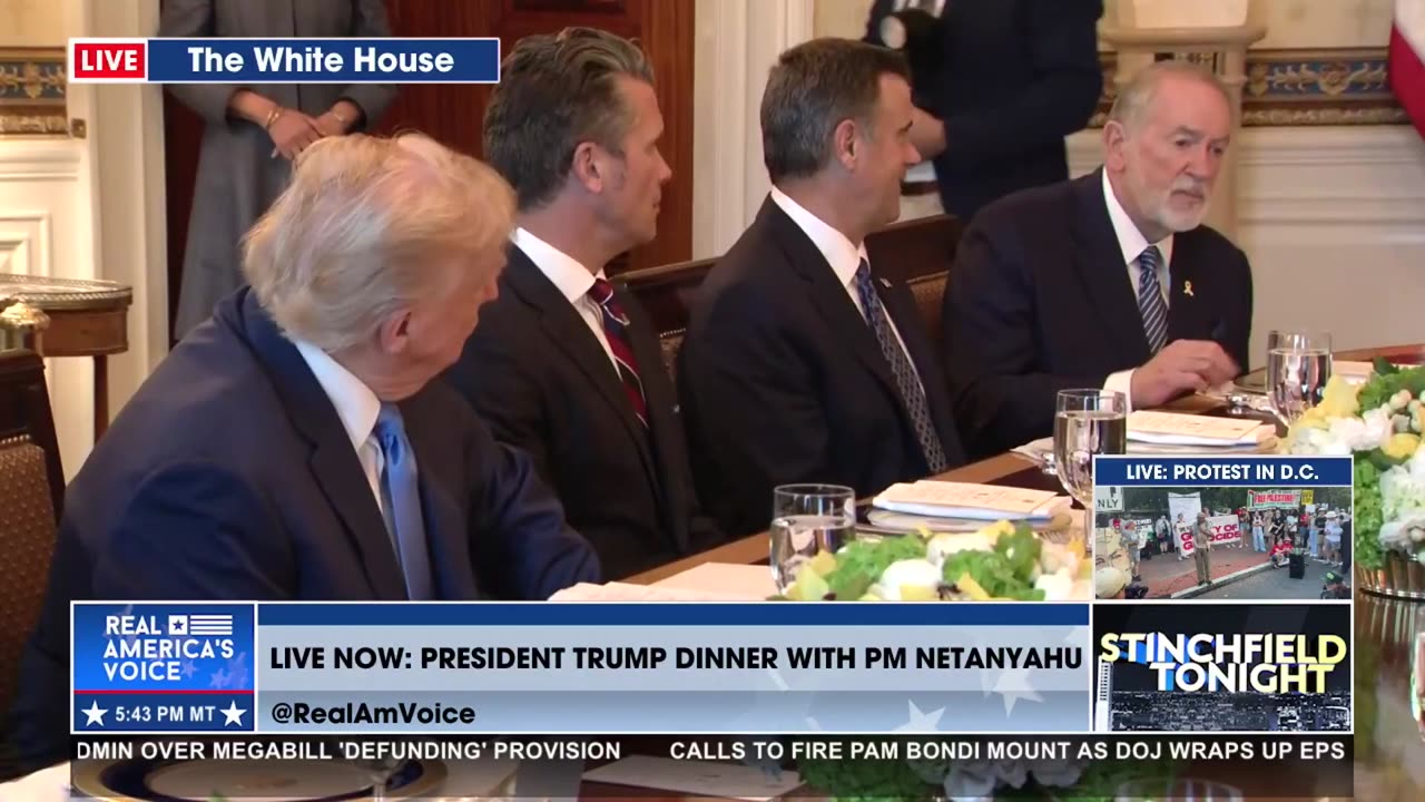 AMBASSADOR HUCKABEE ON MESSAGE FROM POTUS