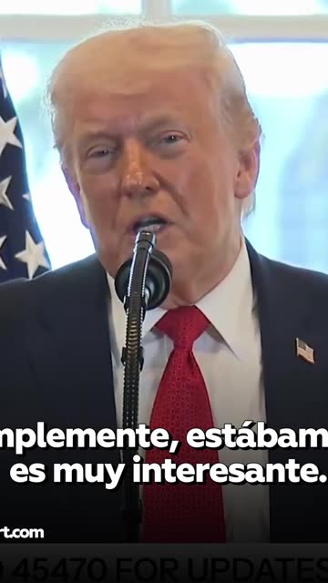 Trump: "Tenemos una excelente relación con quienes gobiernan Venezuela"