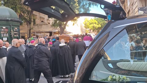 Archbishop of Malta Funeral Procession March 20, 2025