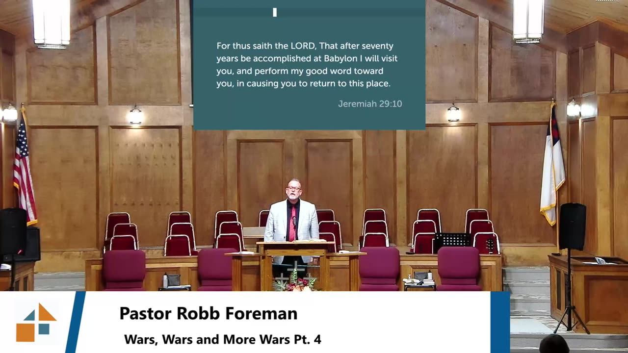 Pastor Robb Foreman // Wars, Wars and More Wars Pt. 4