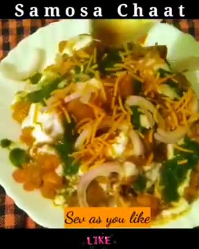 Samosa chaat