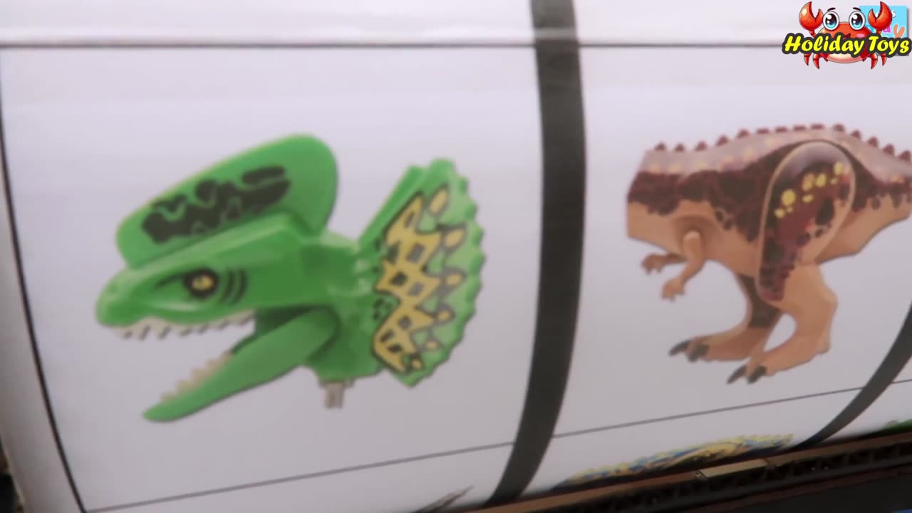 Megalodon Waiting for Prey that Comes Out of Cardboard Box